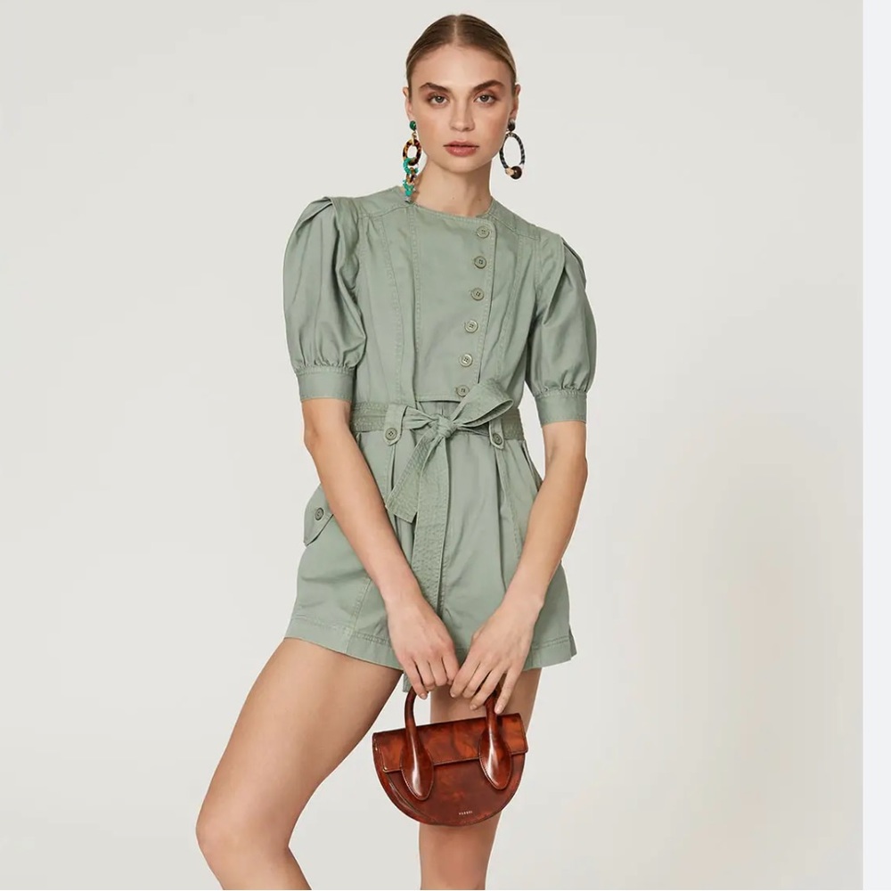 Ulla Johnson Romper Sage Green Size 2